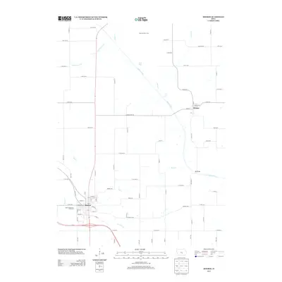2013 Map of Monroe, 2013 Print