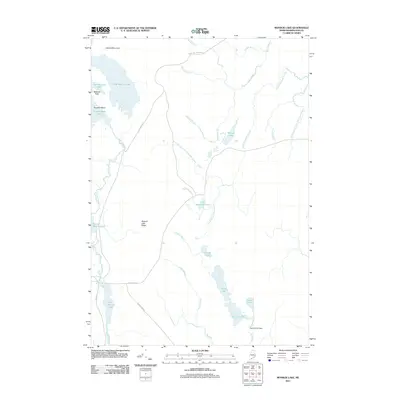 2011 Map of Monroe Lake, 2011 Print