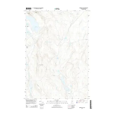 2014 Map of Monroe Lake, 2014 Print