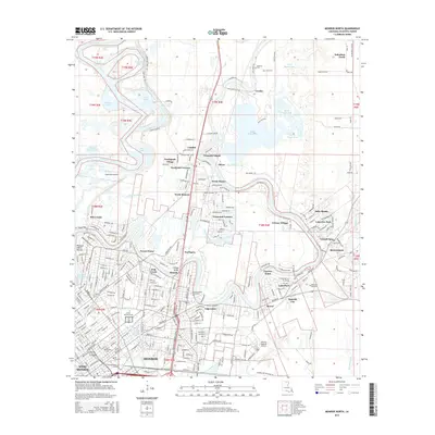 2015 Map of Monroe North, 2015 Print