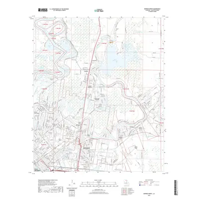 2018 Map of Monroe North, 2018 Print