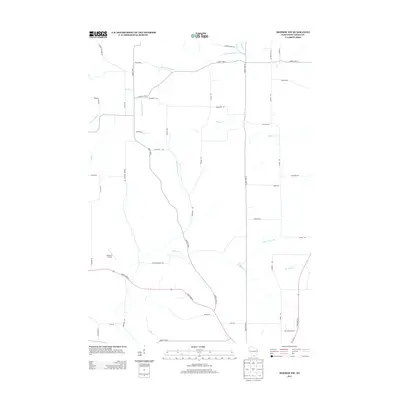 2013 Map of Monroe NW, 2013 Print