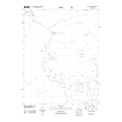 2011 Map of Monroe Peak, 2011 Print
