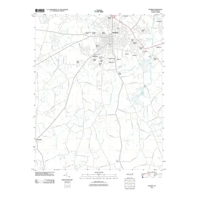 2010 Map of Monroe, 2010 Print
