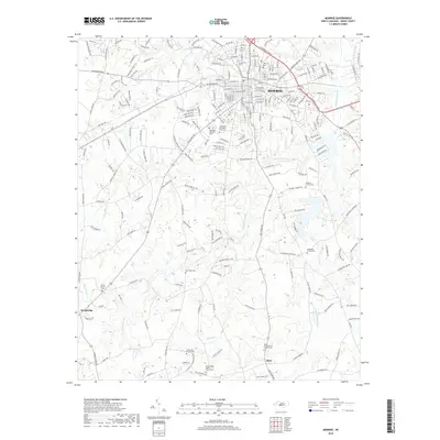 2019 Map of Monroe, 2019 Print