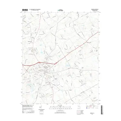 2014 Map of Monroe, 2014 Print
