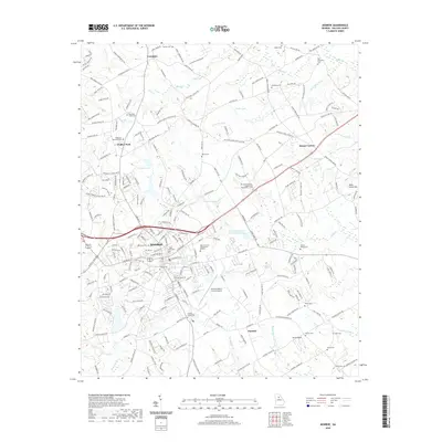 2020 Map of Monroe, 2020 Print