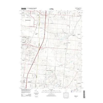 2013 Map of Monroe, 2013 Print