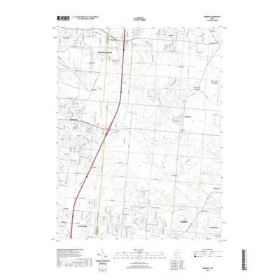 2019 Map of Monroe, 2019 Print