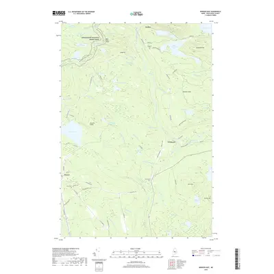 2018 Map of Monson East, 2018 Print