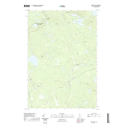 2021 Map of Monson East, 2021 Print