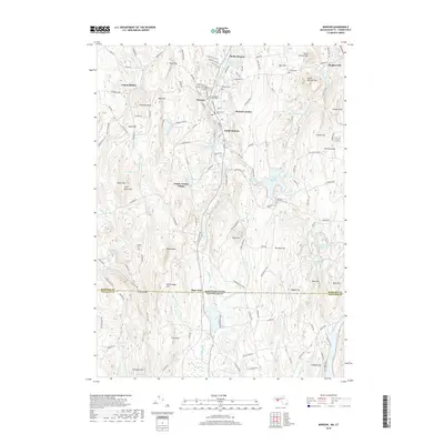 2018 Map of Monson, 2018 Print
