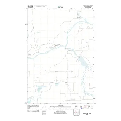 2010 Map of Monson Lake, 2010 Print