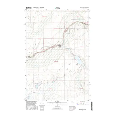 2015 Map of Monson Lake, 2015 Print