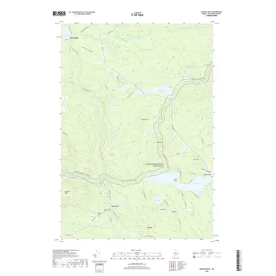 2018 Map of Monson West, 2018 Print