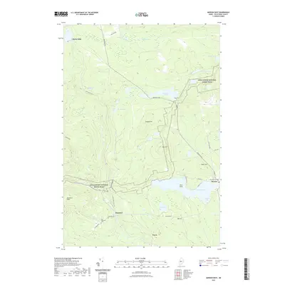 2021 Map of Monson West, 2021 Print