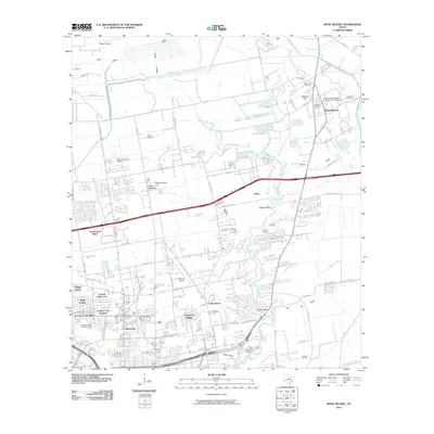 2010 Map of Mont Belvieu, 2010 Print
