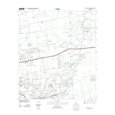 2013 Map of Mont Belvieu, 2013 Print