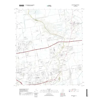 2019 Map of Mont Belvieu, 2019 Print