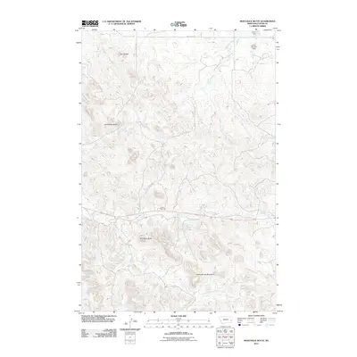 2011 Map of Montague Butte, 2011 Print