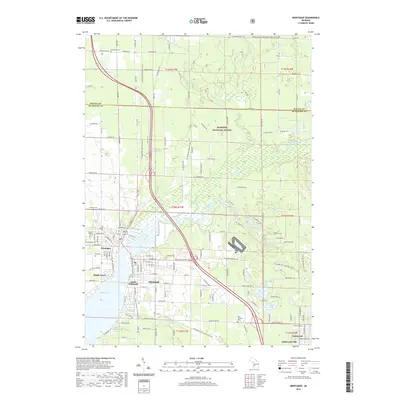 2019 Map of Montague, 2019 Print
