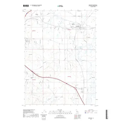 2018 Map of Montague, 2018 Print