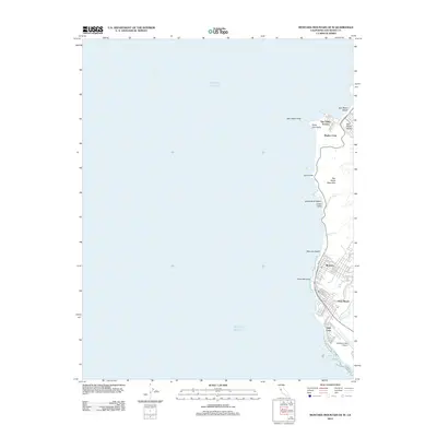 2012 Map of Montara Mountain OE W, 2012 Print