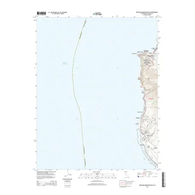 2015 Map of Montara Mountain OE W, 2015 Print