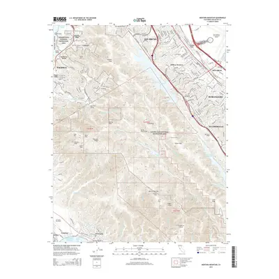 2015 Map of Montara Mountain, 2015 Print