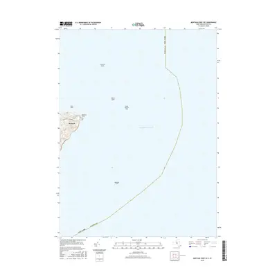 2016 Map of Montauk Point OE E, 2016 Print