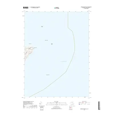 2019 Map of Montauk Point OE E, 2019 Print