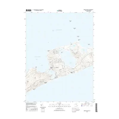 2016 Map of Montauk Point, 2016 Print