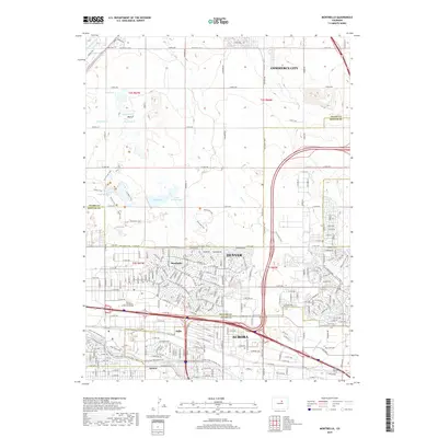 2019 Map of Montbello, 2019 Print