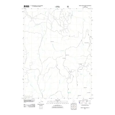 2011 Map of Monte Cristo Peak, 2011 Print
