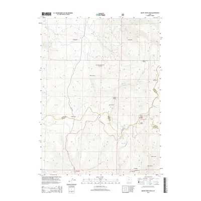 2014 Map of Monte Cristo Peak, 2014 Print