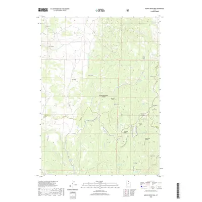2020 Map of Monte Cristo Peak, 2020 Print