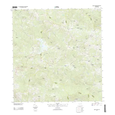 2013 Map of Monte Guilarte, 2013 Print