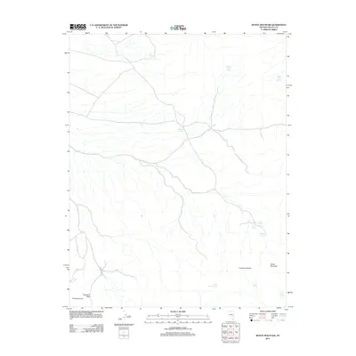 2012 Map of Monte Mountain, 2012 Print