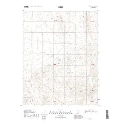 2018 Map of Monte Mountain, 2018 Print
