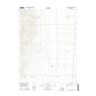 2015 Map of Monte Neva Hot Springs, 2015 Print