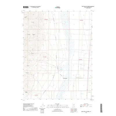 2018 Map of Monte Neva Hot Springs, 2018 Print