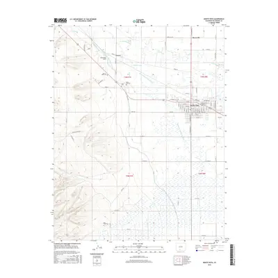 2016 Map of Monte Vista, 2016 Print