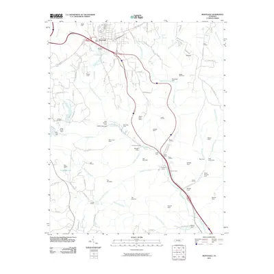 2010 Map of Monteagle, 2010 Print