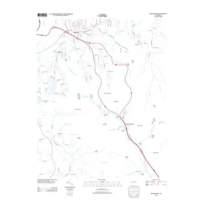 2013 Map of Monteagle, 2013 Print