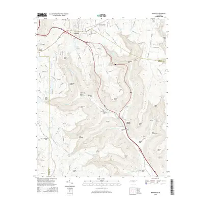 2016 Map of Monteagle, 2016 Print