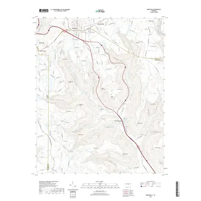 2019 Map of Monteagle, 2019 Print