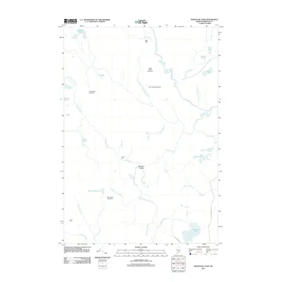 2011 Map of Montegail Pond, 2011 Print