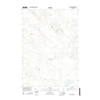 2014 Map of Montegail Pond, 2014 Print