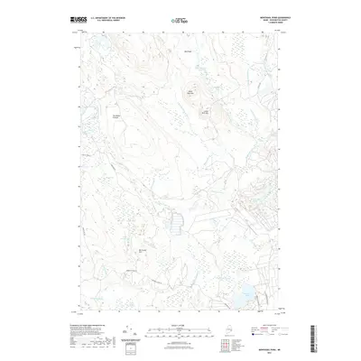 2021 Map of Montegail Pond, 2021 Print