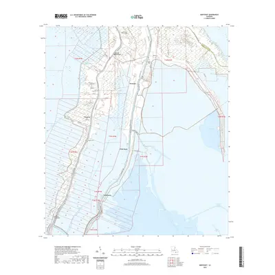 2020 Map of Montegut, 2020 Print